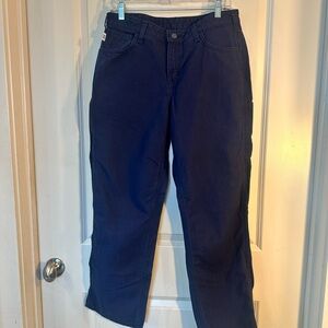 Carhartt Flame Resistant NFPA 2112 Blue pants, Size 8 x 28